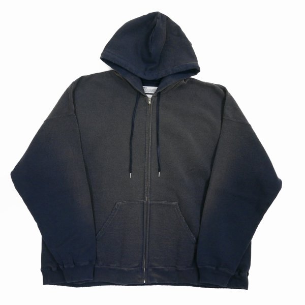 画像1: DAIRIKU/Waterproof Sunburn Hoodie（Vintage Navy）［ジップアップフーディー-24秋冬］