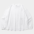 画像1: TIGHTBOOTH/STRAIGHT UP L/S T-SHIRT（White）［プリント長袖ポケT-24秋冬］ (1)