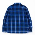 画像2: RATS/COTTON FLANNEL BLUE CHECK SHIRT（BLUE CHECK）［フランネルチェックシャツ-24秋冬］ (2)