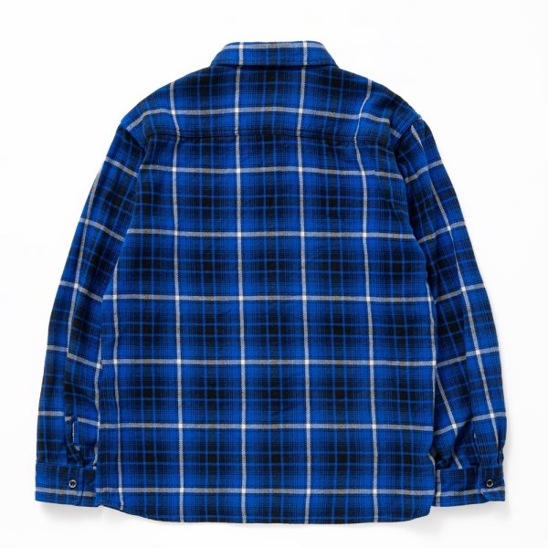 画像2: RATS/COTTON FLANNEL BLUE CHECK SHIRT（BLUE CHECK）［フランネルチェックシャツ-24秋冬］