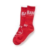 RATS/PILE SOCKS（RED）［ソックス-24秋冬］