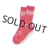 RATS/PILE SOCKS（RED）［ソックス-24秋冬］