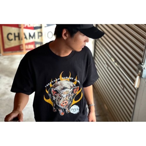 他の写真3: PORKCHOP/MASA SCULP TEE C（BLACK）［プリントT-24秋冬］