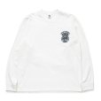 画像1: RATS/EMBLEM LOGO L/S TEE（WHITE）［プリント長袖T-24秋冬］ (1)