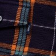 画像4: RATS/COTTON FLANNEL NAVY CHECK SHIRT（NAVY CHECK）［フランネルチェックシャツ-24秋冬］