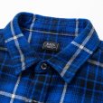 画像3: RATS/COTTON FLANNEL BLUE CHECK SHIRT（BLUE CHECK）［フランネルチェックシャツ-24秋冬］