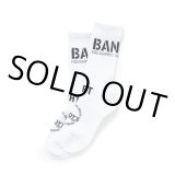 RATS/PILE SOCKS（WHITE）［ソックス-24秋冬］