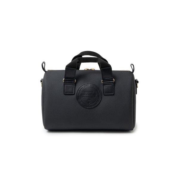 画像1: RATS/SYNTHETIC LEATHER MINI BOSTON BAG（BLACK）［シンセティックレザーミニボストンバッグ-24秋冬］