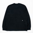 画像2: RATS/EMBLEM LOGO L/S TEE（BLACK）［プリント長袖T-24秋冬］ (2)