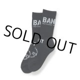 RATS/PILE SOCKS（BLACK）［ソックス-24秋冬］