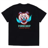 PORKCHOP/MASA SCULP POCKET TEE A（BLACK）［プリントポケT-24秋冬］