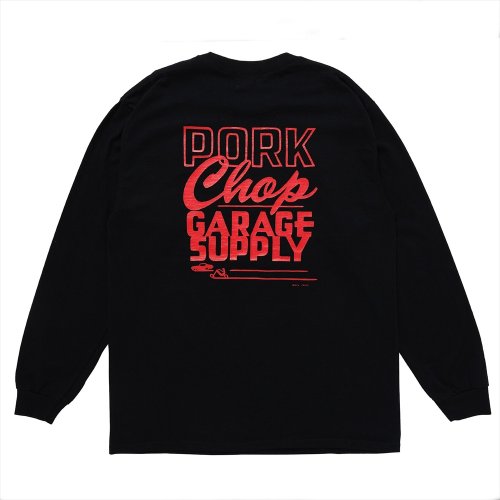 他の写真2: PORKCHOP/MASA SCULP L/S TEE A（BLACK）［プリント長袖T-24秋冬］