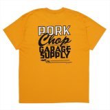 PORKCHOP/MASA SCULP TEE B（GOLD）［プリントT-24秋冬］