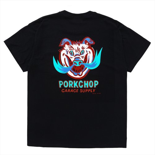 他の写真2: PORKCHOP/MASA SCULP POCKET TEE A（BLACK）［プリントポケT-24秋冬］