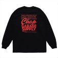 画像2: PORKCHOP/MASA SCULP L/S TEE A（BLACK）［プリント長袖T-24秋冬］ (2)