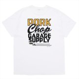 PORKCHOP/MASA SCULP TEE B（WHITE）［プリントT-24秋冬］