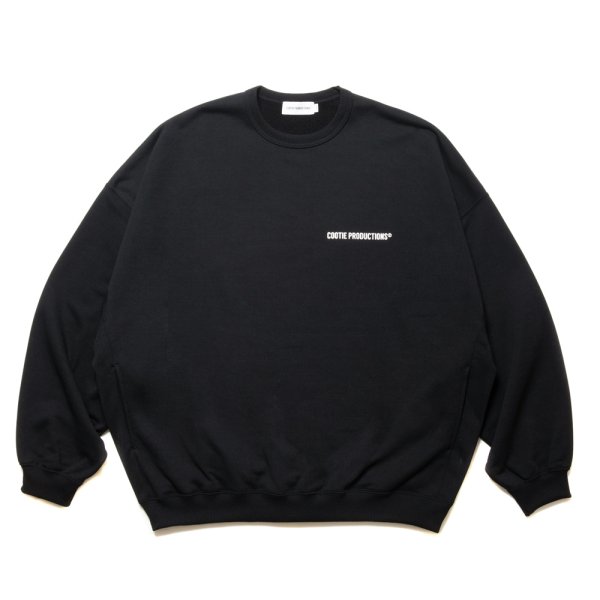 画像1: COOTIE PRODUCTIONS/Dry Tech Oversized Sweat Crew（Black）［ドライテックスウェットクルー-24秋冬］