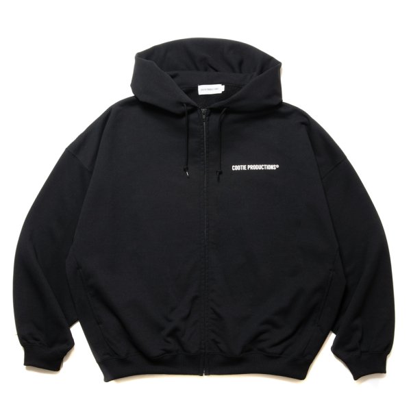 画像1: COOTIE PRODUCTIONS/Dry Tech Oversized Sweat Zip Up Hoodie（Black）［ドライテックジップフーディー-24秋冬］