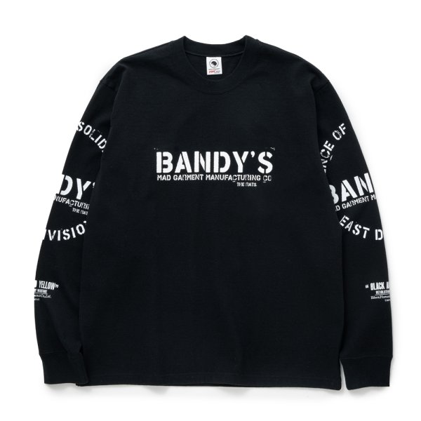 画像1: RATS/STAMP LOGO L/S TEE（BLACK）［プリント長袖T-24秋冬］