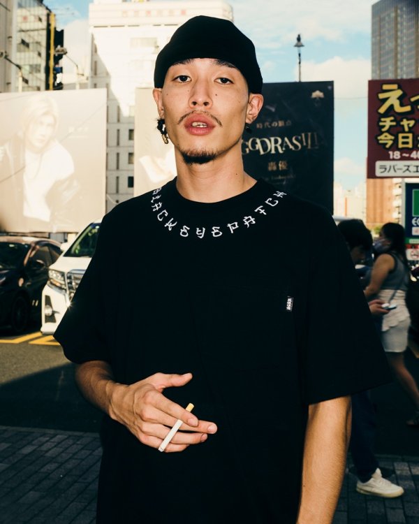 画像3: BlackEyePatch/KANJI POCKET TEE（BLACK）