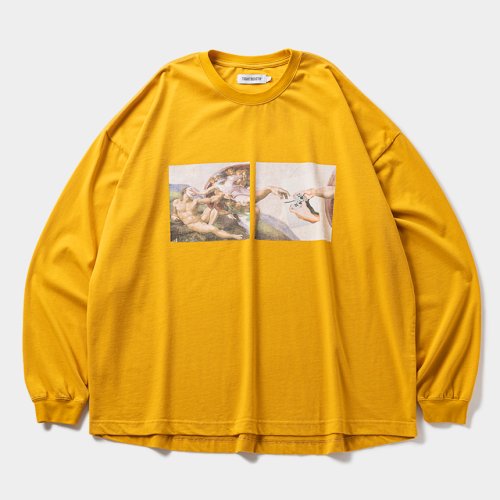 他の写真1: TIGHTBOOTH/PASS THE PIE L/S T-SHIRT（Mustard）［プリント長袖T-24秋冬］