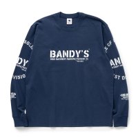 RATS/STAMP LOGO L/S TEE（NAVY）［プリント長袖T-24秋冬］