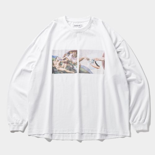 他の写真1: TIGHTBOOTH/PASS THE PIE L/S T-SHIRT（White）［プリント長袖T-24秋冬］