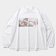 画像1: TIGHTBOOTH/PASS THE PIE L/S T-SHIRT（White）［プリント長袖T-24秋冬］ (1)