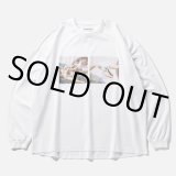 TIGHTBOOTH/PASS THE PIE L/S T-SHIRT（White）［プリント長袖T-24秋冬］