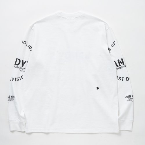 他の写真2: RATS/STAMP LOGO L/S TEE（WHITE）［プリント長袖T-24秋冬］