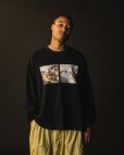 画像2: TIGHTBOOTH/PASS THE PIE L/S T-SHIRT（Black）［プリント長袖T-24秋冬］ (2)