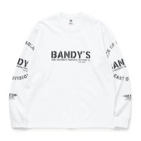 RATS/STAMP LOGO L/S TEE（WHITE）［プリント長袖T-24秋冬］