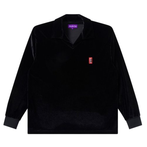 他の写真1: BlackEyePatch/SMALL HWC COLLARED VELOUR PULLOVER（BLACK）