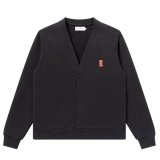 BlackEyePatch/SMALL HWC SWEAT CARDIGAN（BLACK）