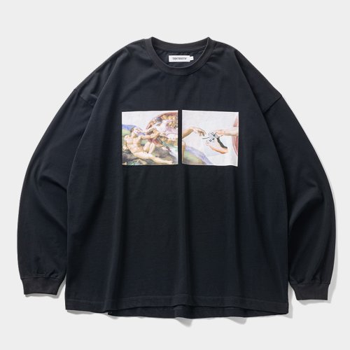 他の写真1: TIGHTBOOTH/PASS THE PIE L/S T-SHIRT（Black）［プリント長袖T-24秋冬］