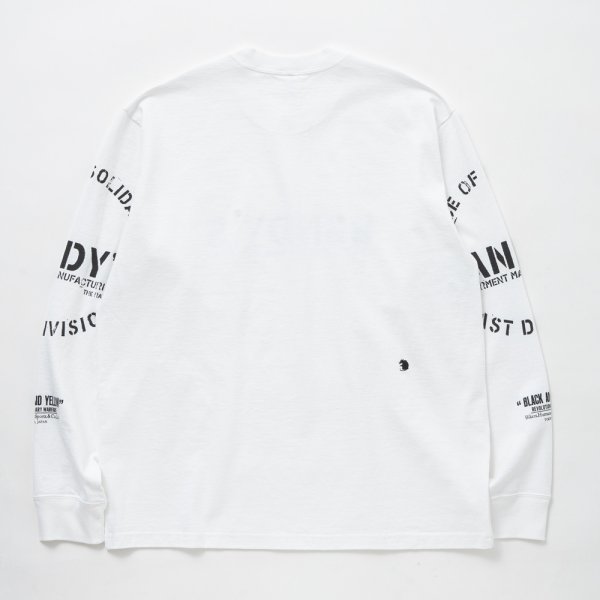 画像2: RATS/STAMP LOGO L/S TEE（WHITE）［プリント長袖T-24秋冬］