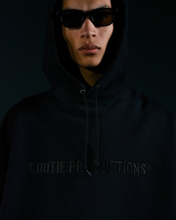 画像4: COOTIE PRODUCTIONS/Open End Yarn Sweat Hoodie（Oatmeal）（Black）［スウェットフーディー-24秋冬］