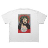 COOTIE PRODUCTIONS/Print S/S Tee（LOVE THY NEIGHBOUR）（White）［プリントT-24秋冬］