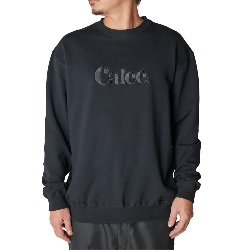 他の写真2: CALEE/EMBROIDERY CALEE LOGO CREW NECK SW（BLACK）［クルーネックスウェット-24秋冬］