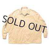 COOTIE PRODUCTIONS/Nylon Chino Cloth L/S Work Shirt（Beige）［ナイロンチノクロスワークシャツ-24秋冬］