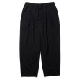 画像1: COOTIE PRODUCTIONS/PLAIN T/W 2 Tuck Easy Pants（Black）［プレーンT/Wツータックイージーパンツ-24秋冬］ (1)