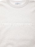 画像2: COOTIE PRODUCTIONS/Open End Yarn Sweat Crew（Embroidery）（Oatmeal）［スウェットクルー-24秋冬］ (2)