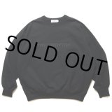 COOTIE PRODUCTIONS/Open End Yarn Sweat Crew（Embroidery）（Black）［スウェットクルー-24秋冬］