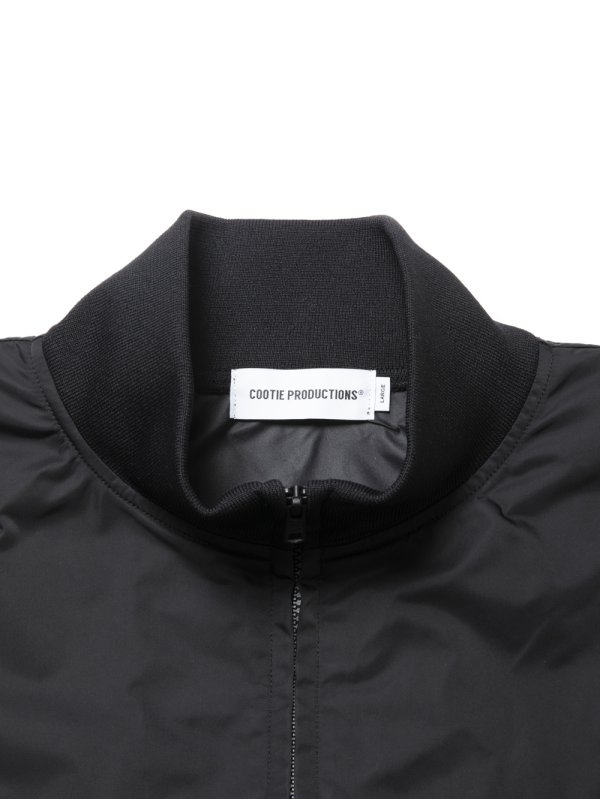 画像3: COOTIE PRODUCTIONS/Memory Polyester Twill Half Zip Top（Black）［ハーフジップトップ-24秋冬］