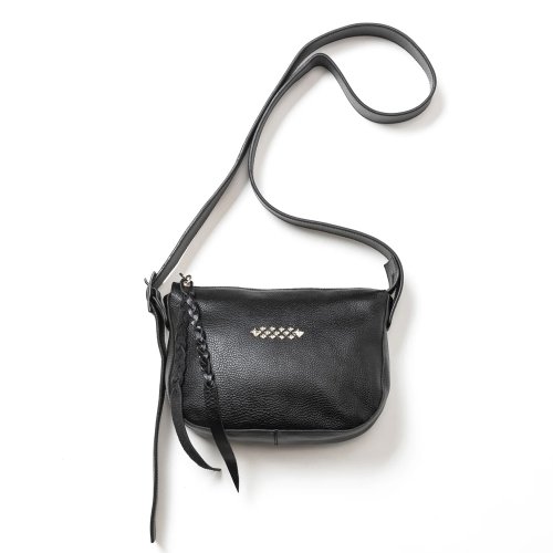 他の写真2: CALEE/STUDS LEATHER SHOULDER BAG ＜REGULAR＞（BLACK）［スタッズレザーショルダーバッグ"レギュラー"-24秋冬］