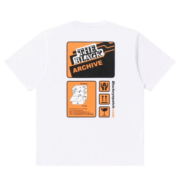 画像1: BlackEyePatch/ARCHIVE BOX INSTRUCTIONS TEE（WHITE）