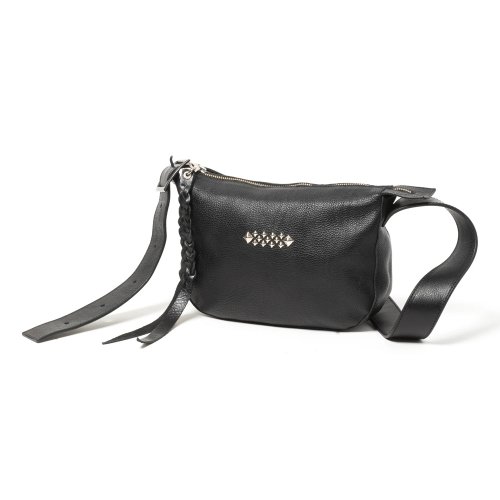 他の写真1: CALEE/STUDS LEATHER SHOULDER BAG ＜REGULAR＞（BLACK）［スタッズレザーショルダーバッグ"レギュラー"-24秋冬］