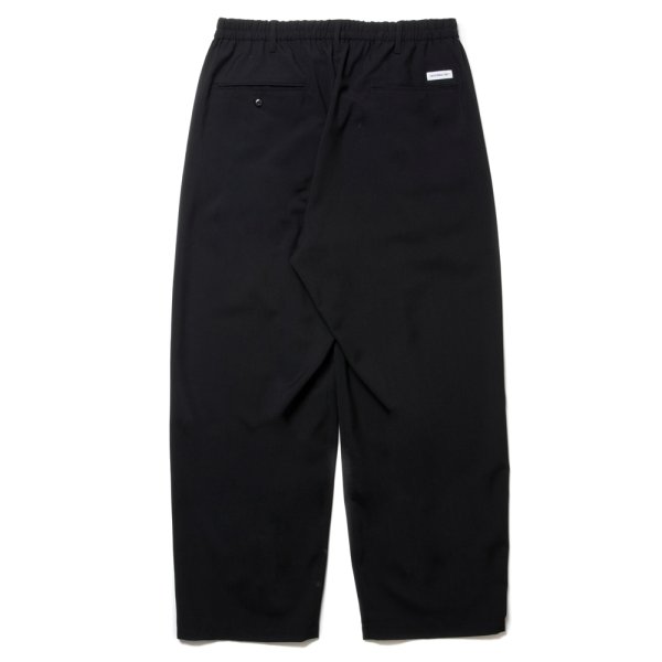 画像2: COOTIE PRODUCTIONS/PLAIN T/W 2 Tuck Easy Pants（Black）［プレーンT/Wツータックイージーパンツ-24秋冬］