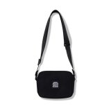 BlackEyePatch/JACQUARD STRAP SHOULDER BAG（BLACK）