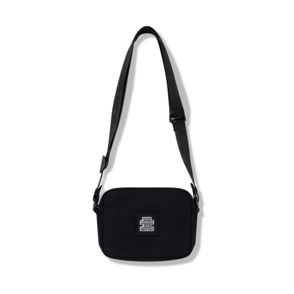 画像1: BlackEyePatch/JACQUARD STRAP SHOULDER BAG（BLACK）